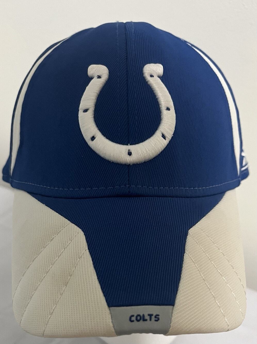 Indianapolis Colts Reebok Authentic Sideline Hat Blue Fitted Stretch Cap NFL